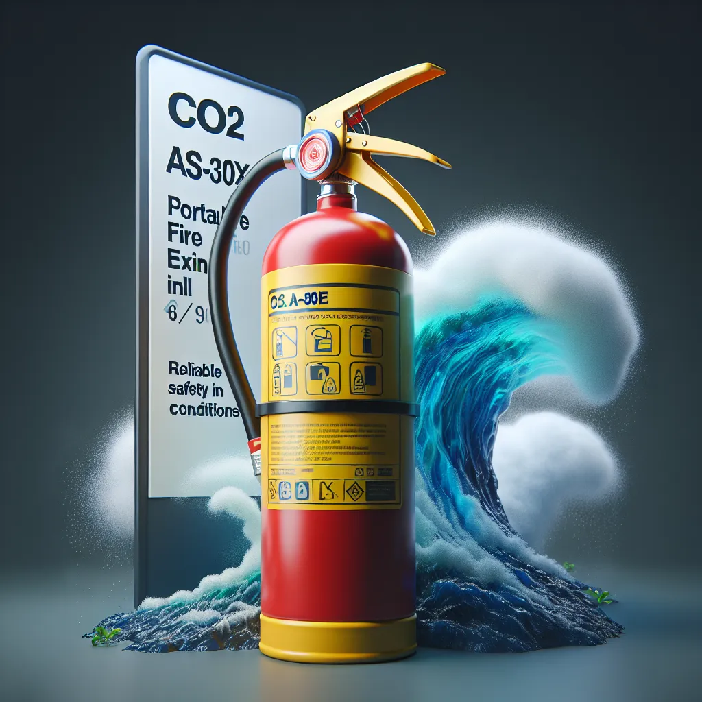 Gaśnica przewoźna CO2 AS-30x B/E – pewność bezpieczeństwa w każdych warunkach